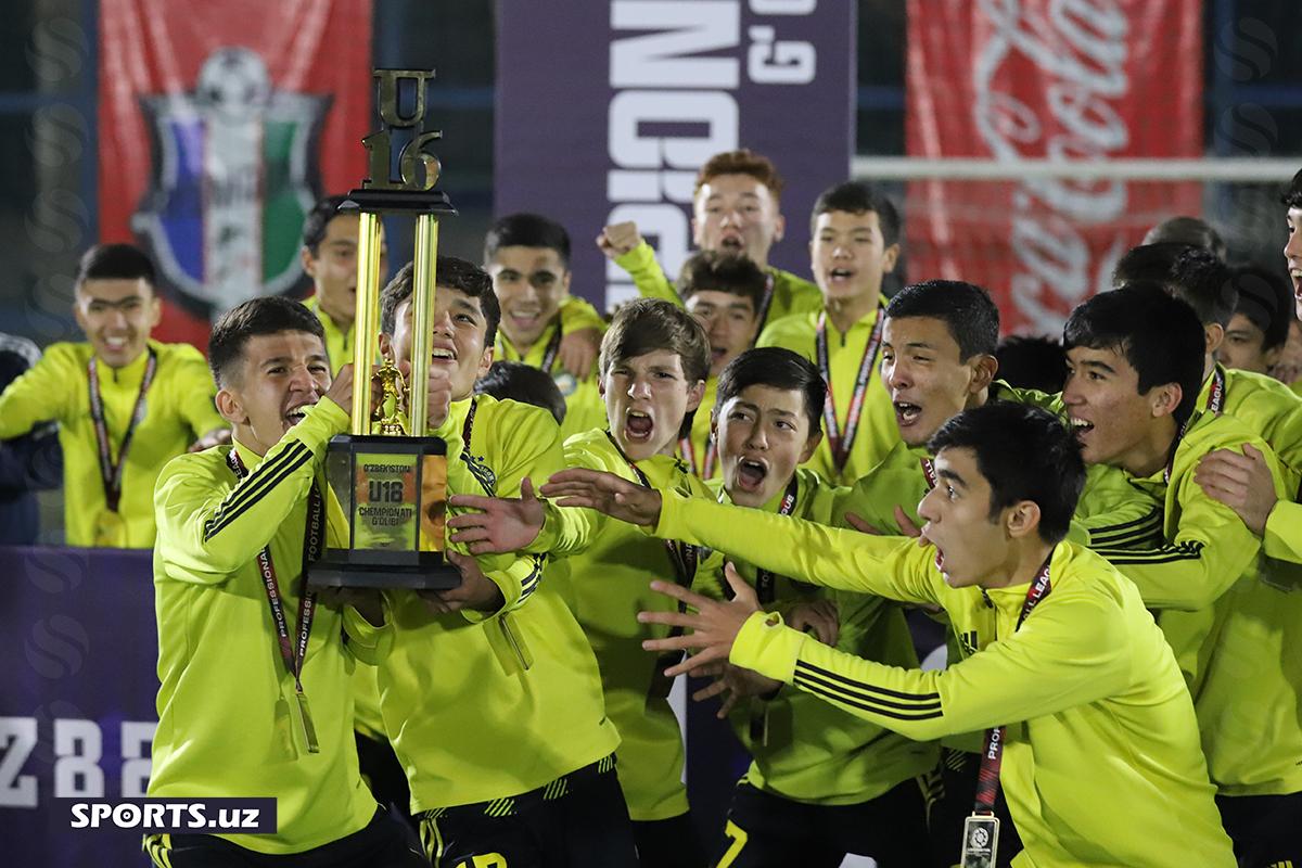Pakhtakor U 16 champion 21/11/21