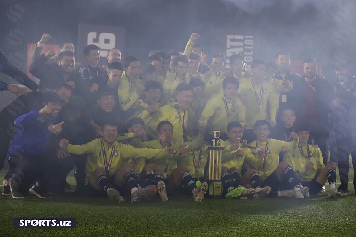 Pakhtakor U 16 champion 21/11/21