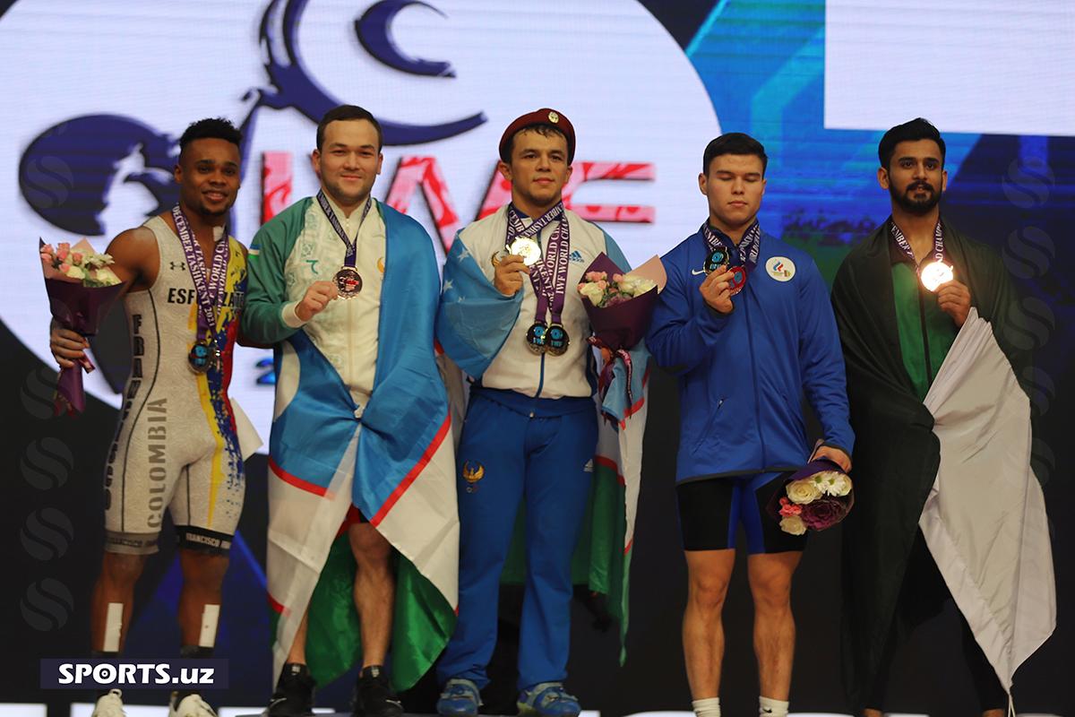 Og'ir atletika JCH 10/12/21
