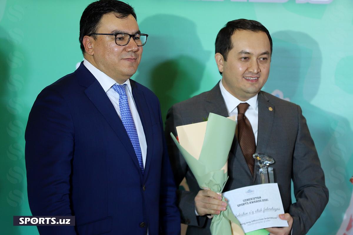 Sport vazirligi eng yaxshilarini taqdirlash