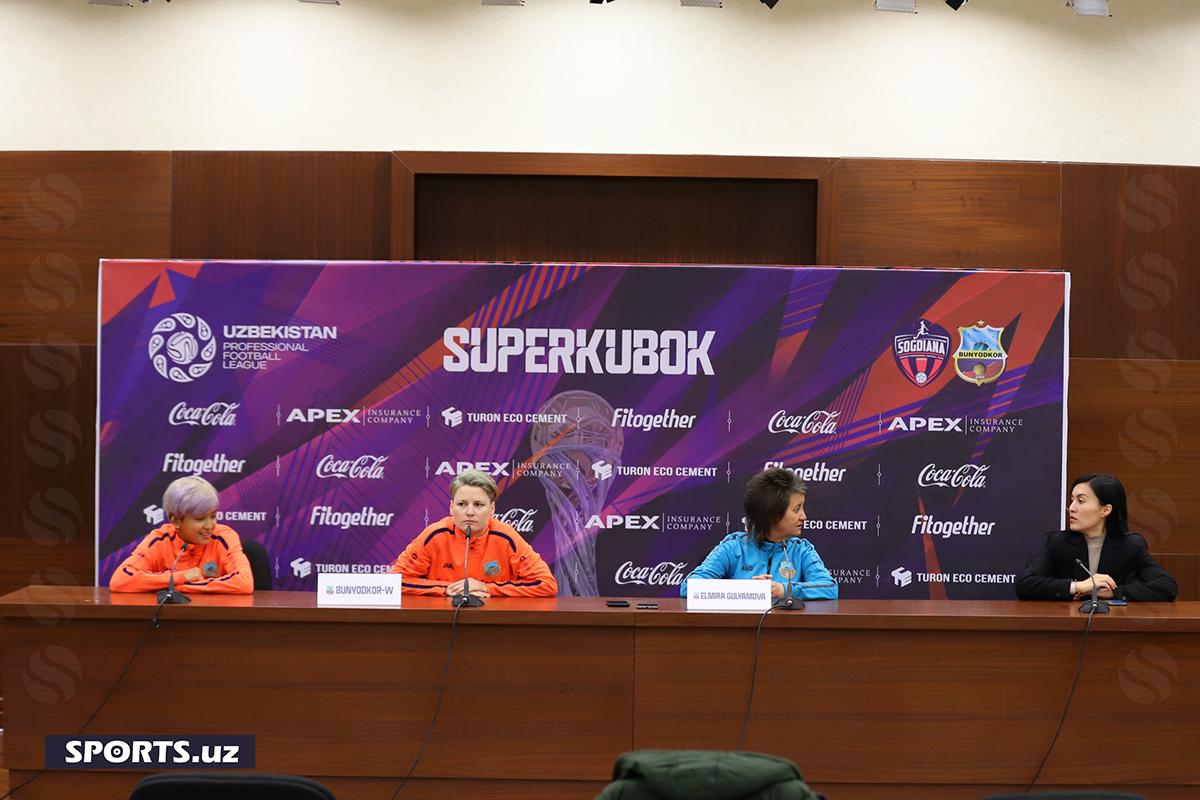 18.03.2022 Аёллар SUPER cup. Matbuot anjumani