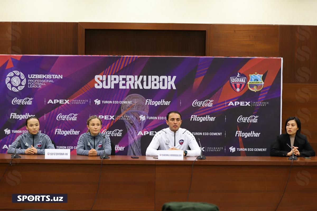 18.03.2022 Аёллар SUPER cup. Matbuot anjumani