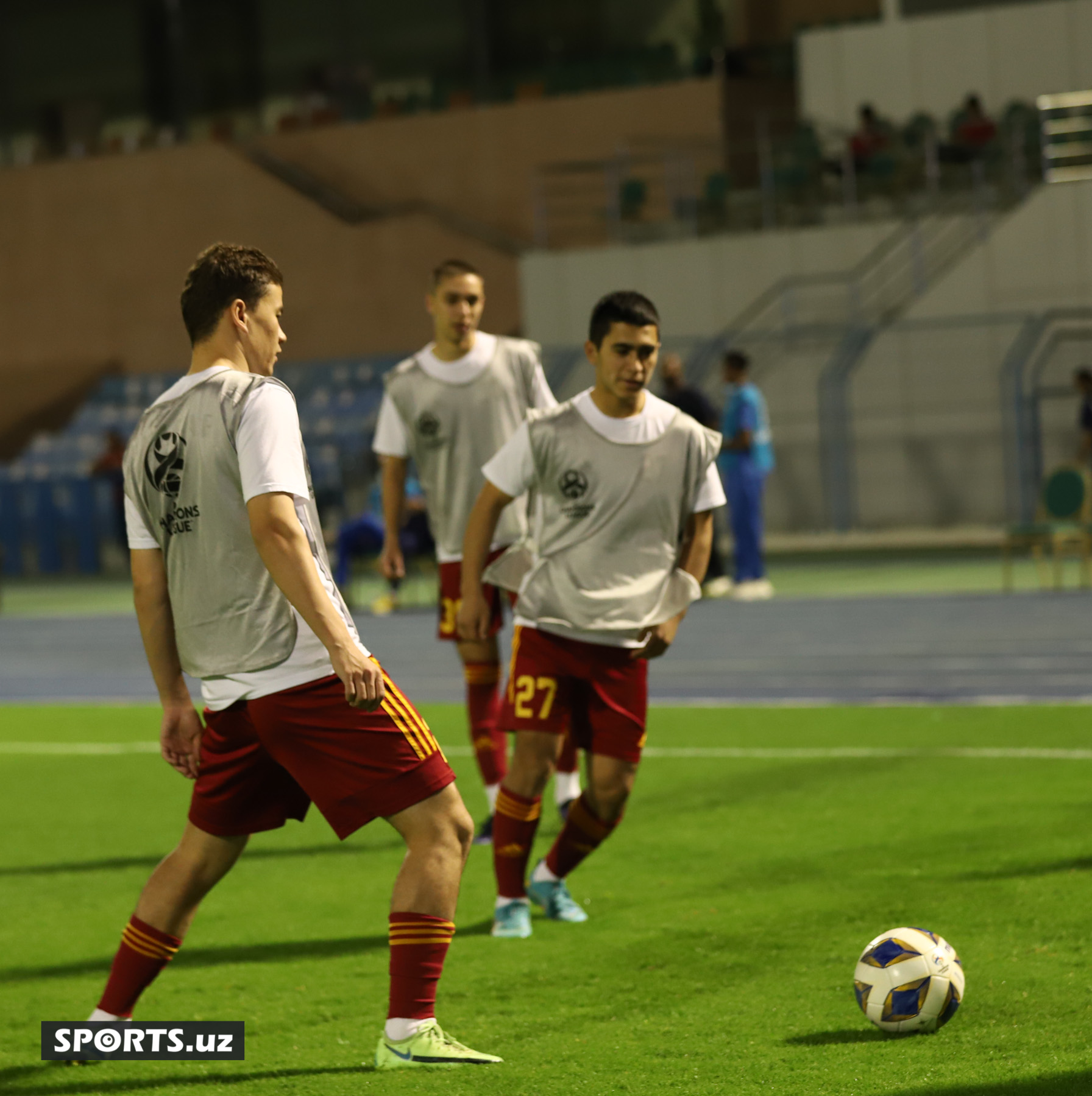 Nasaf pre match training