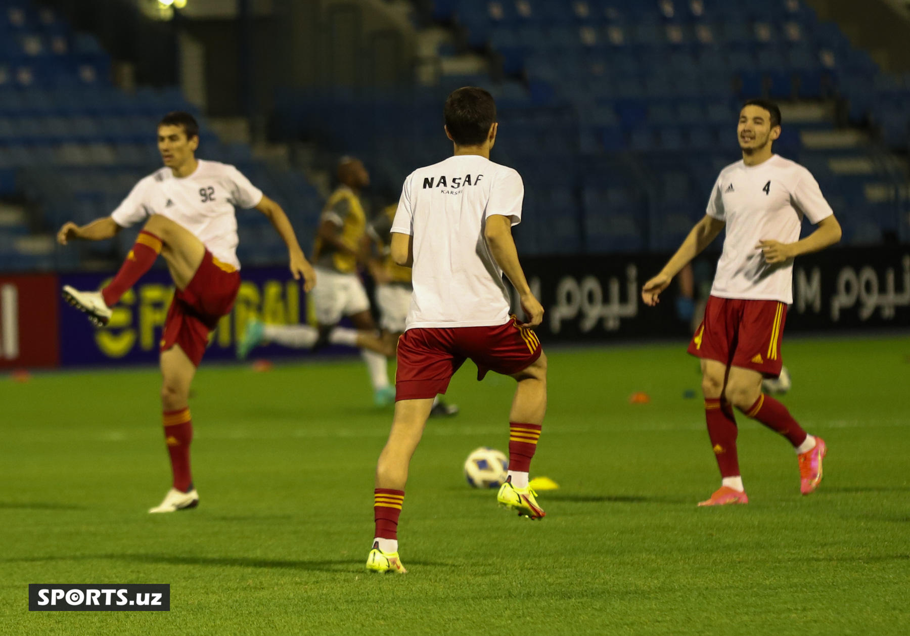 Nasaf pre match training