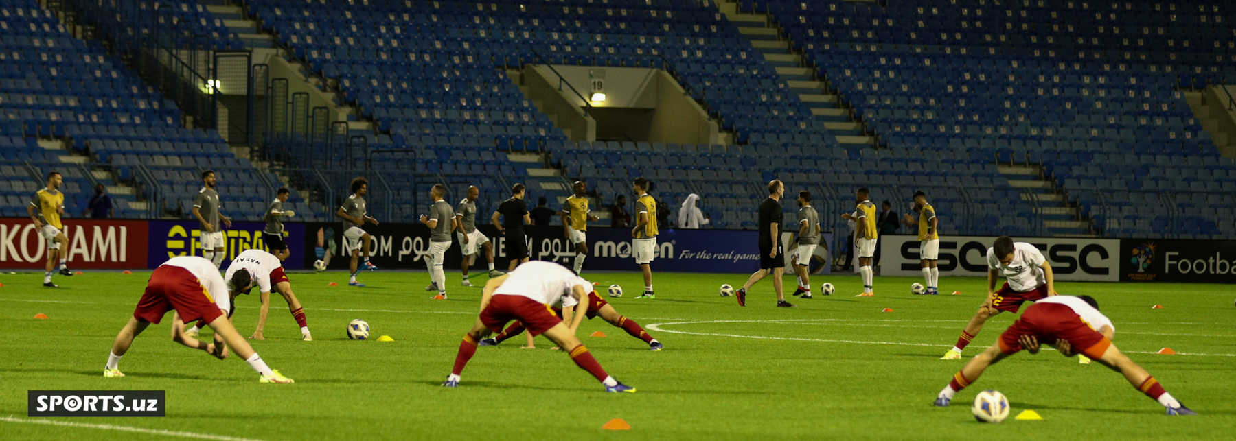 Nasaf pre match training