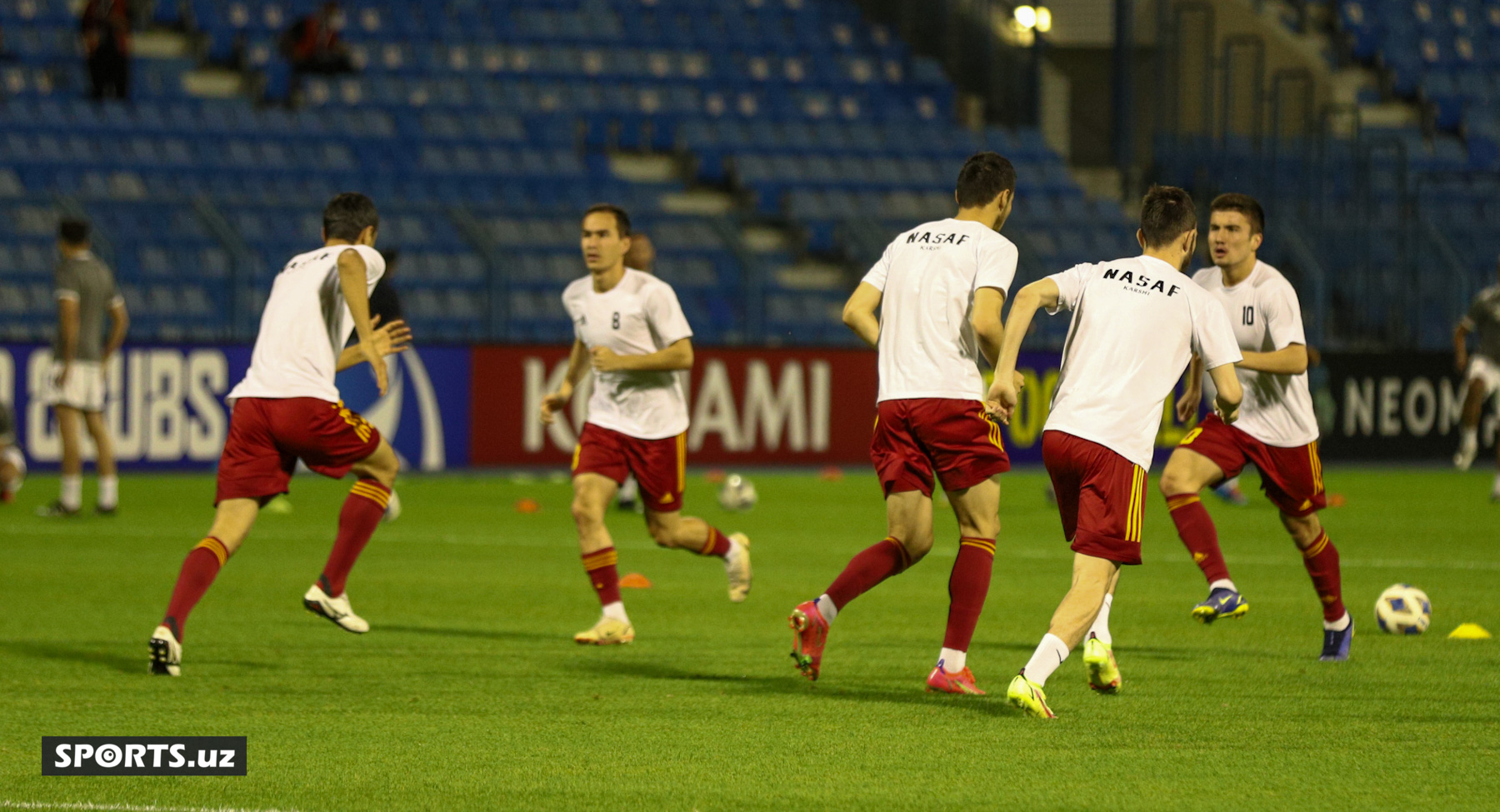 Nasaf pre match training