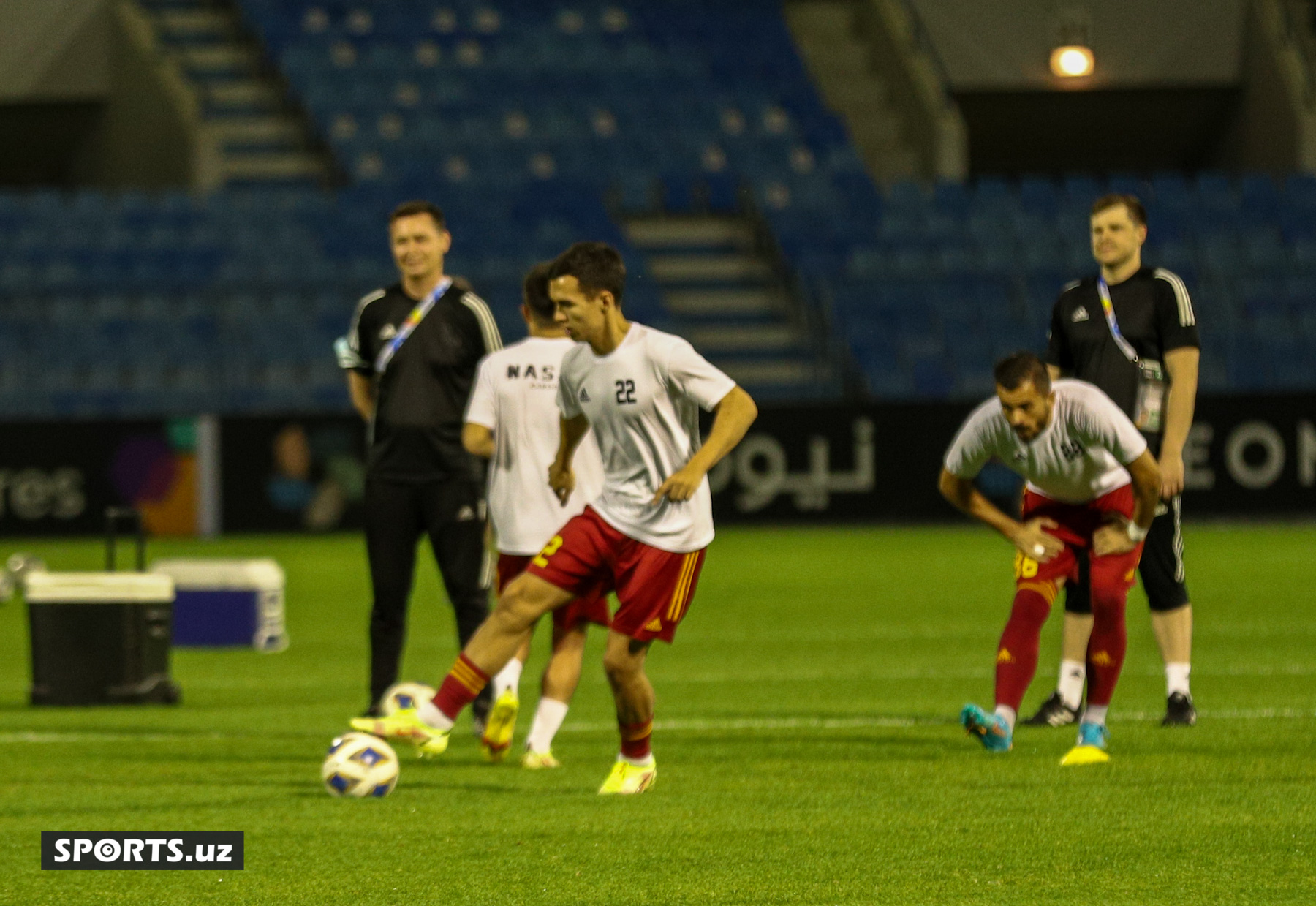 Nasaf pre match training