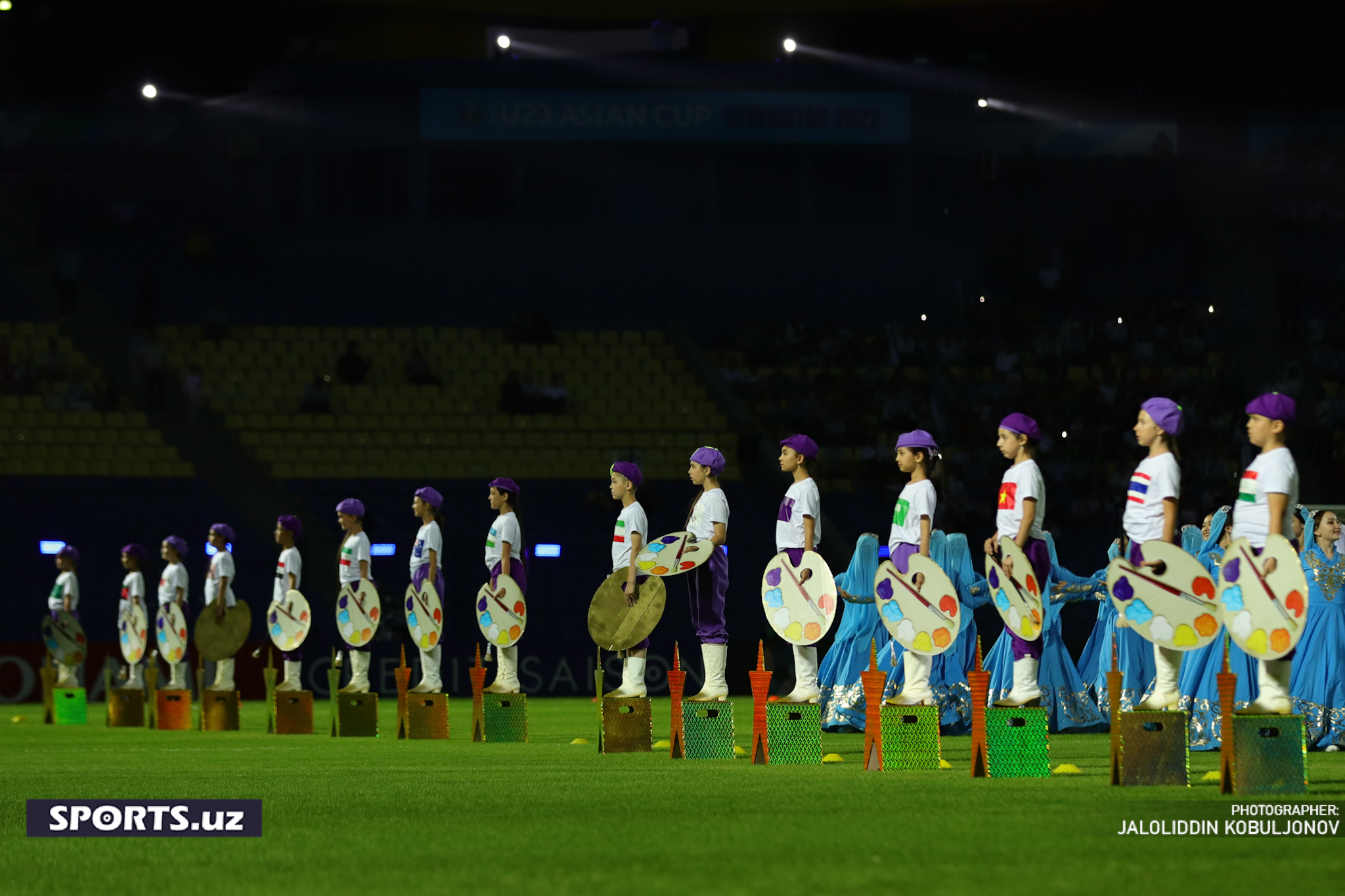 Uzbekistan - Turkmenistan U23 Opening ceremony