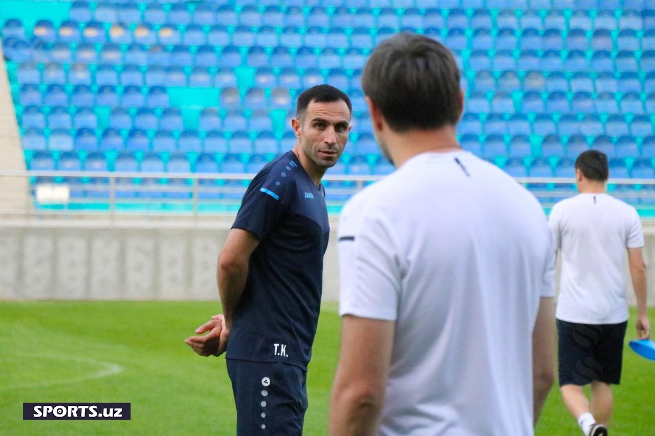 U23 Узб тренировка
