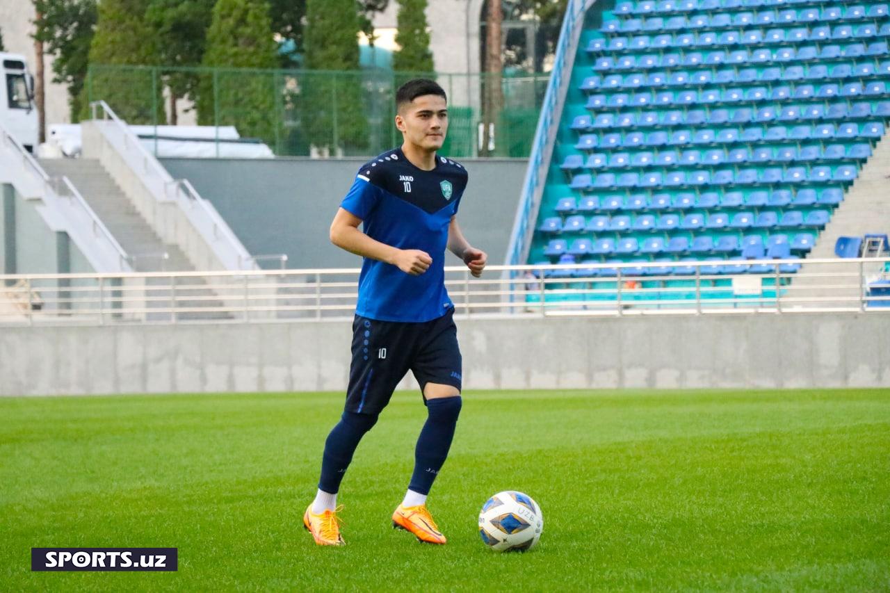 U23 Узб тренировка