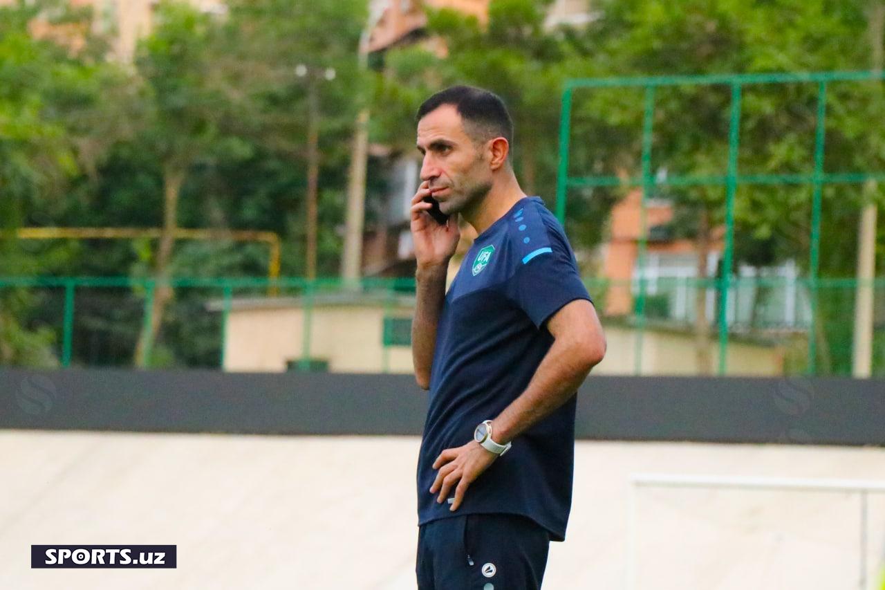 U23 Узб тренировка