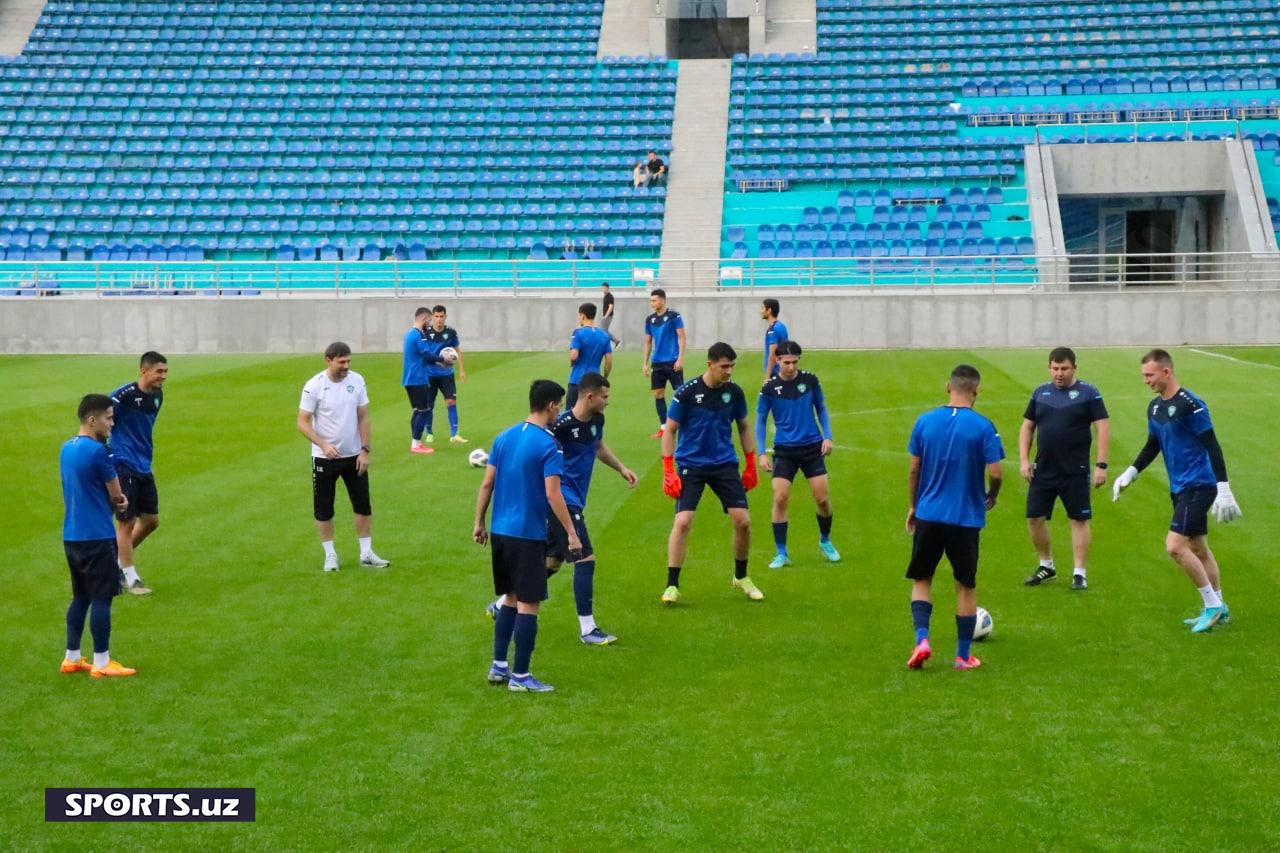 U23 Узб тренировка