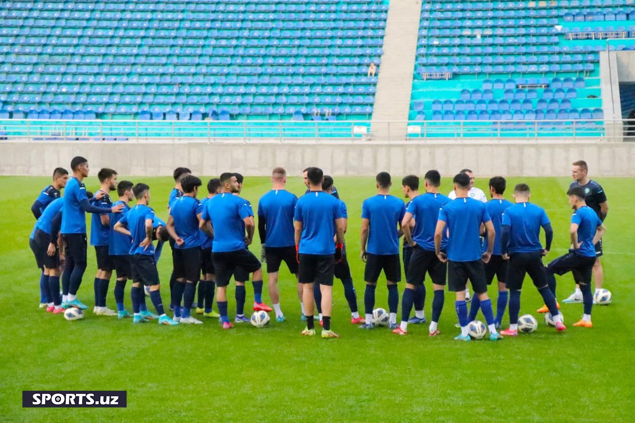 U23 Узб тренировка
