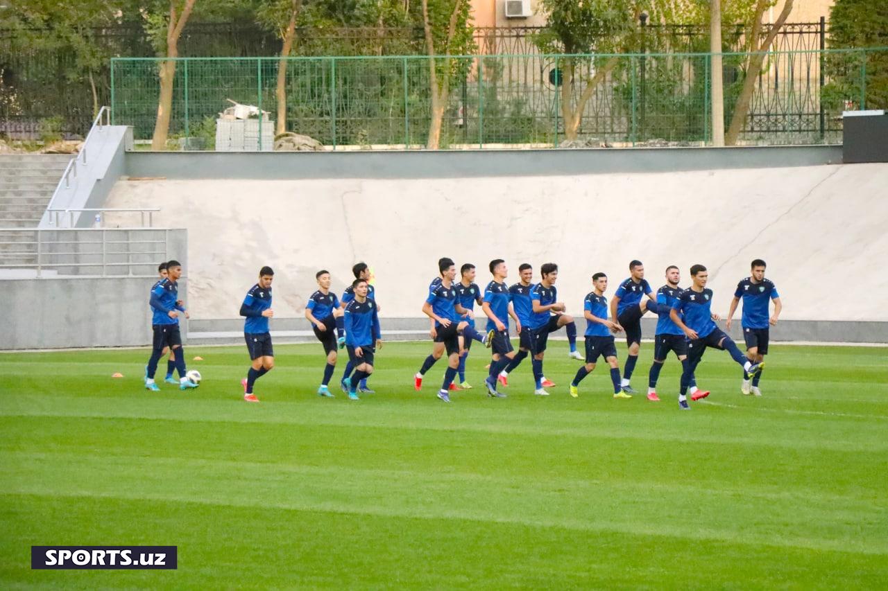 U23 Узб тренировка
