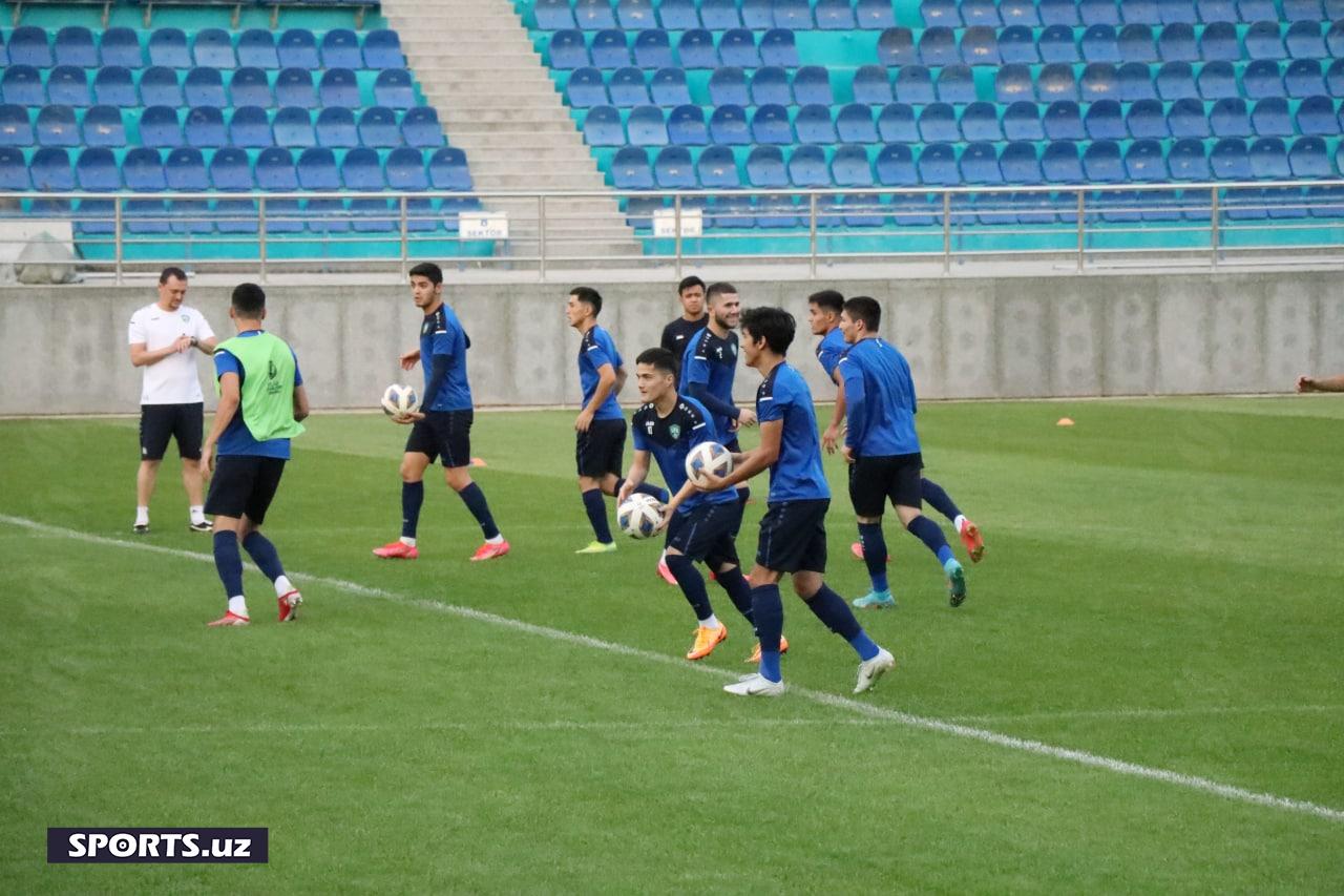 U23 Узб тренировка
