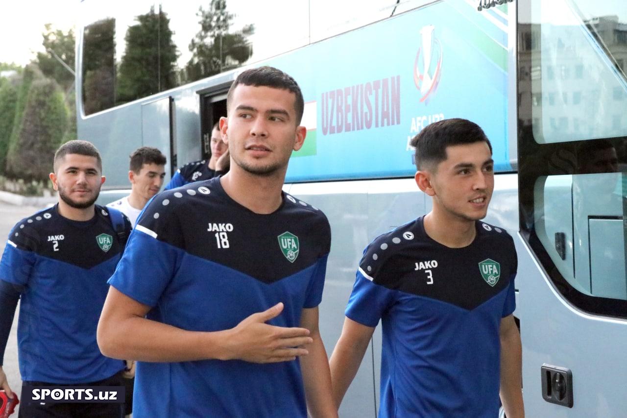 U23 Узб тренировка