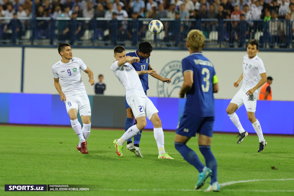 Uzbekistan - Thailand 1-half 14/6/2022