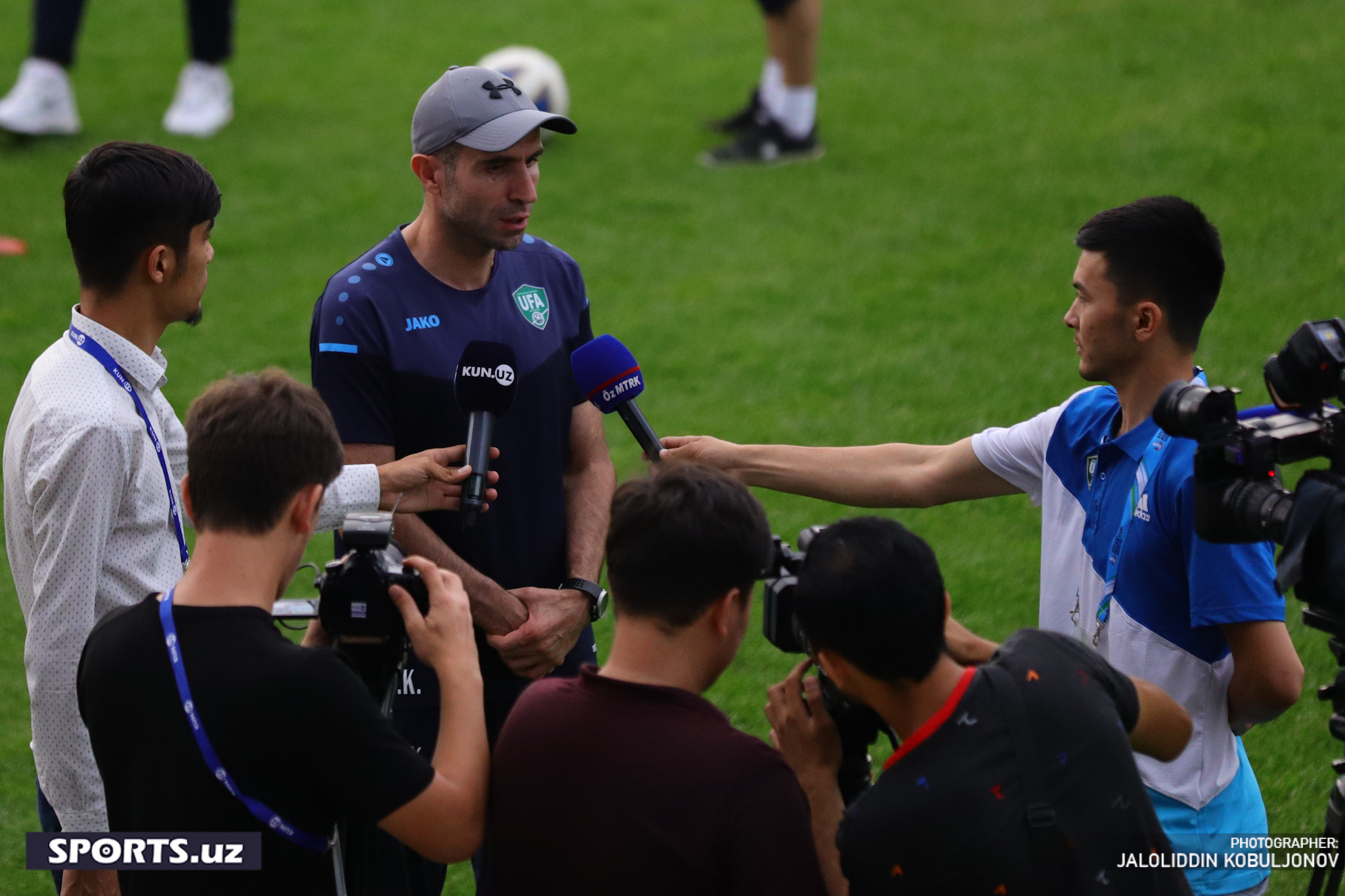 Uzbekistan U23 training
