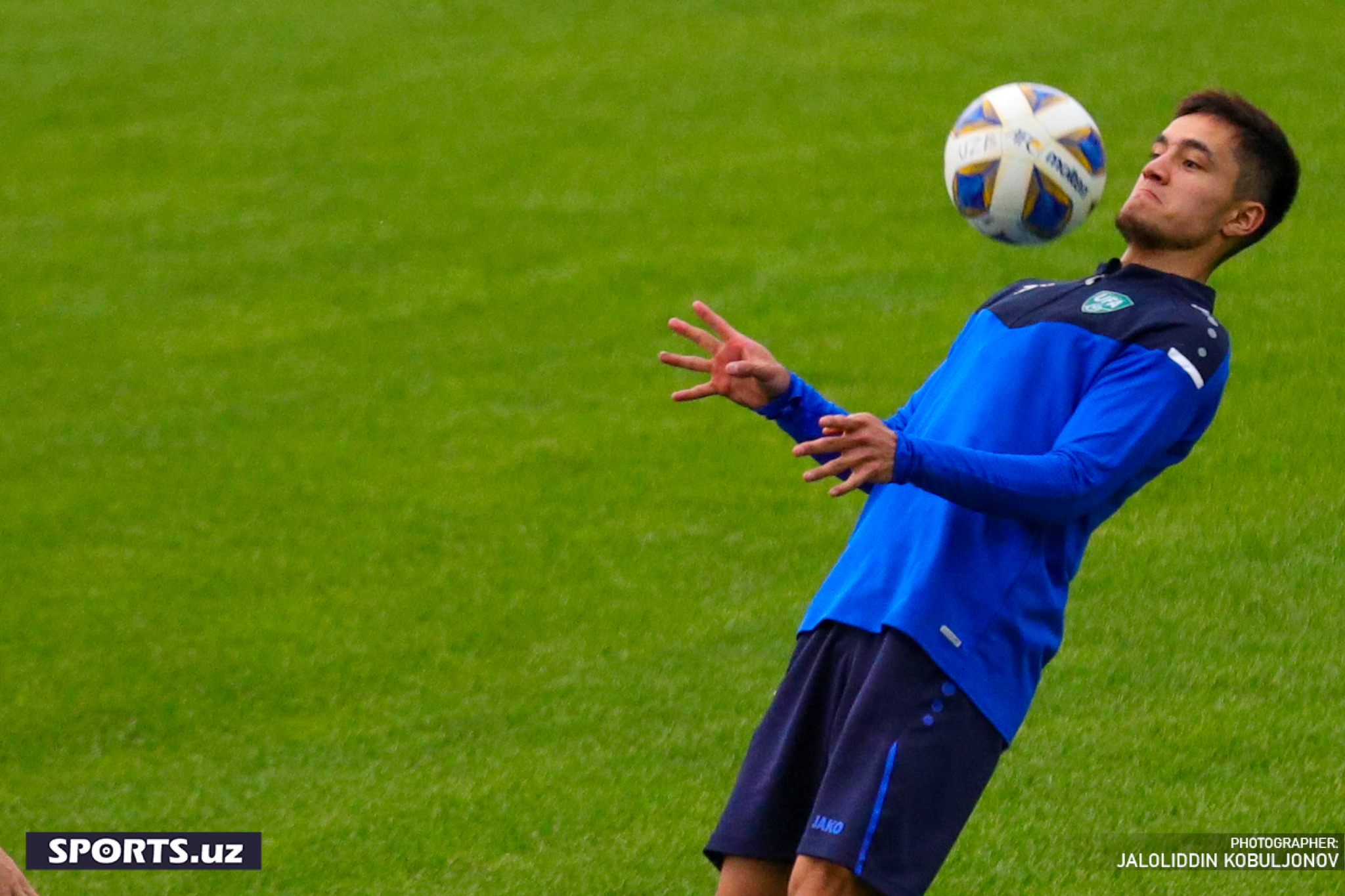 Uzbekistan U23 training