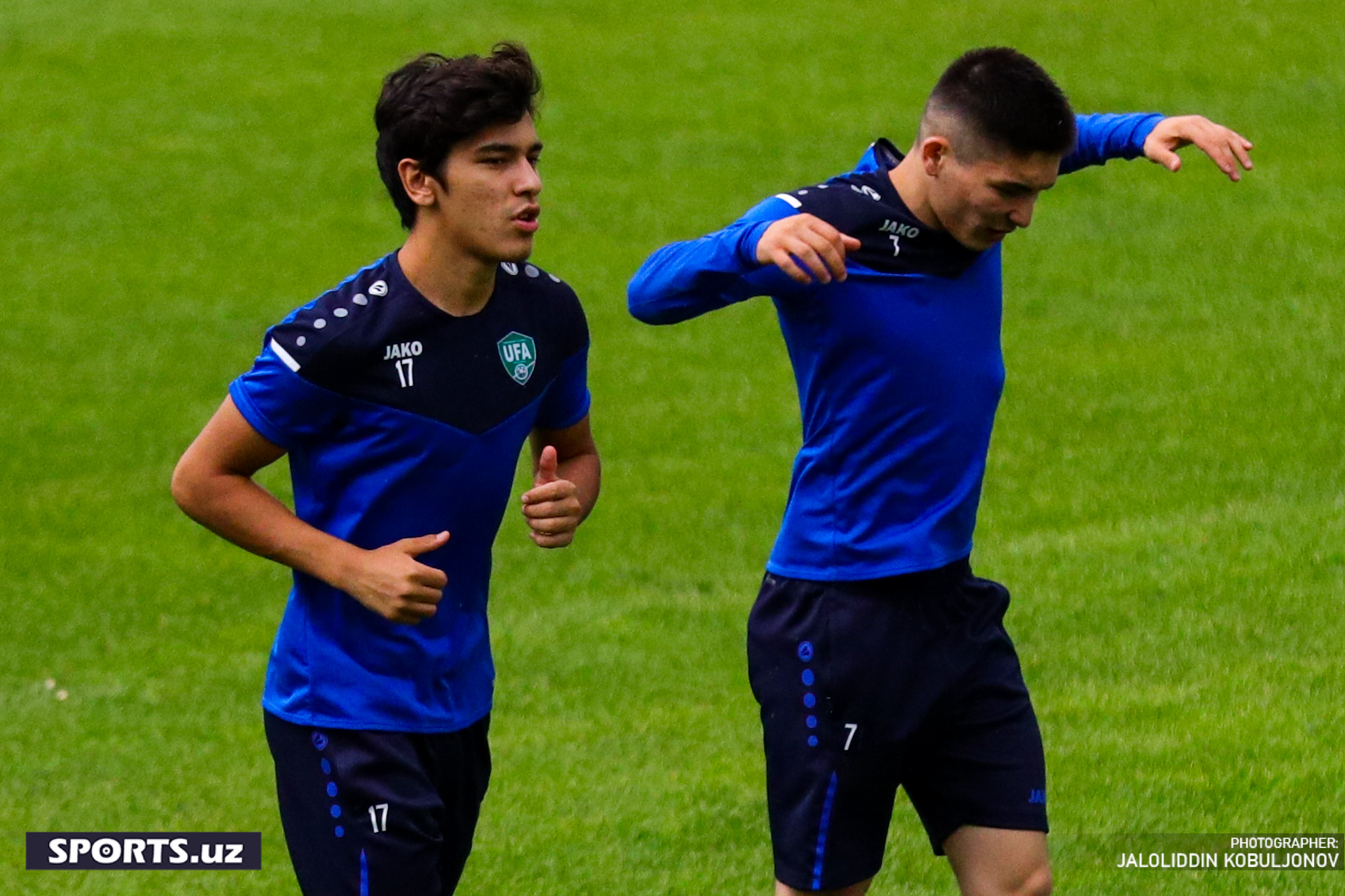 Uzbekistan U23 training