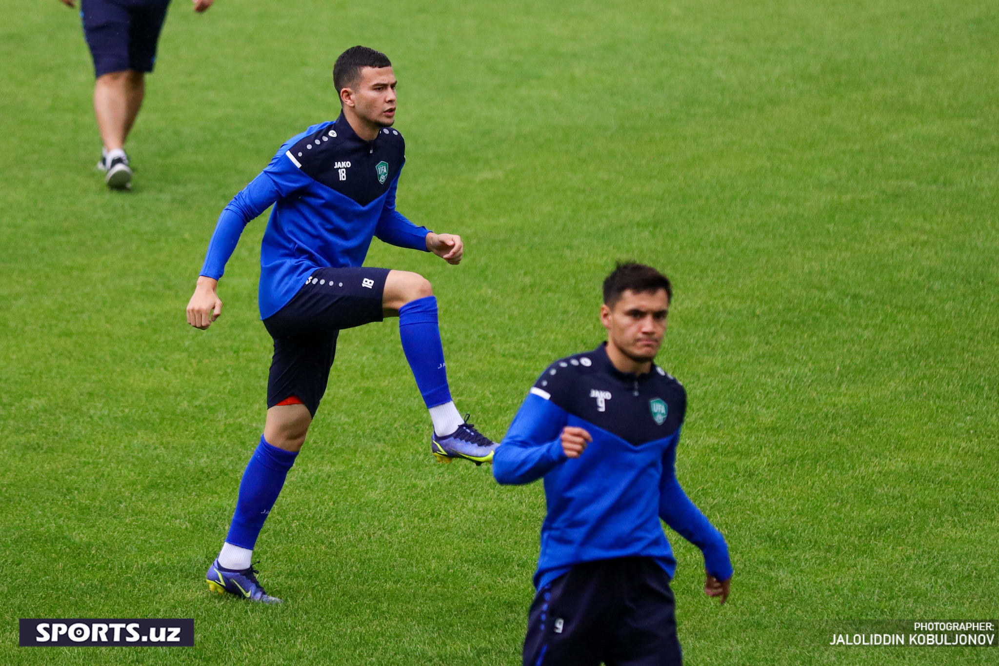 Uzbekistan U23 training