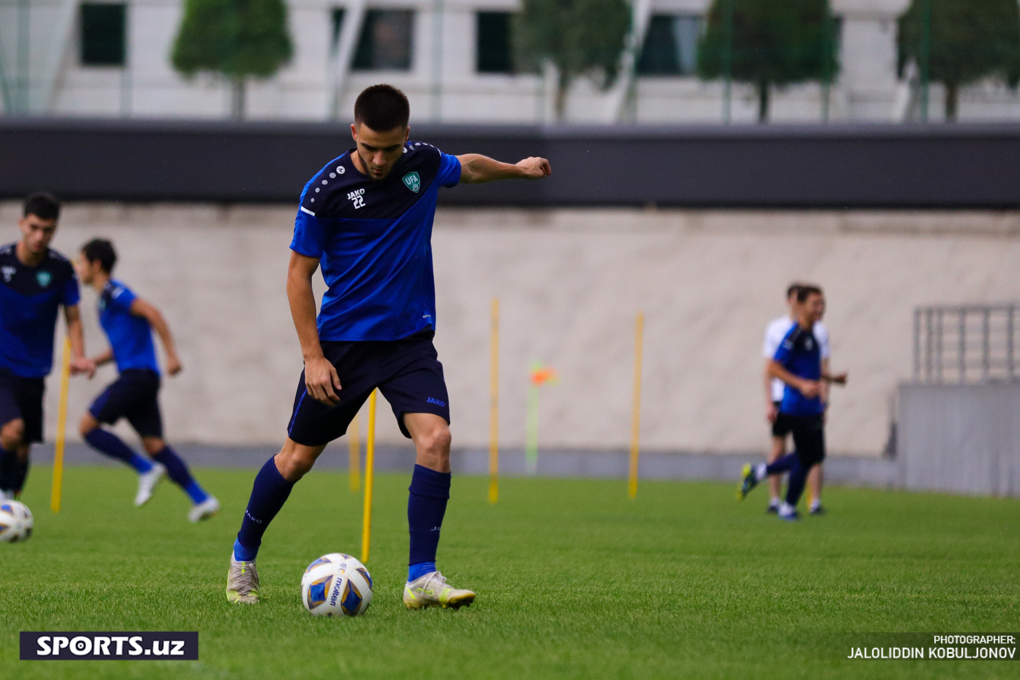 Uzbekistan U23 training