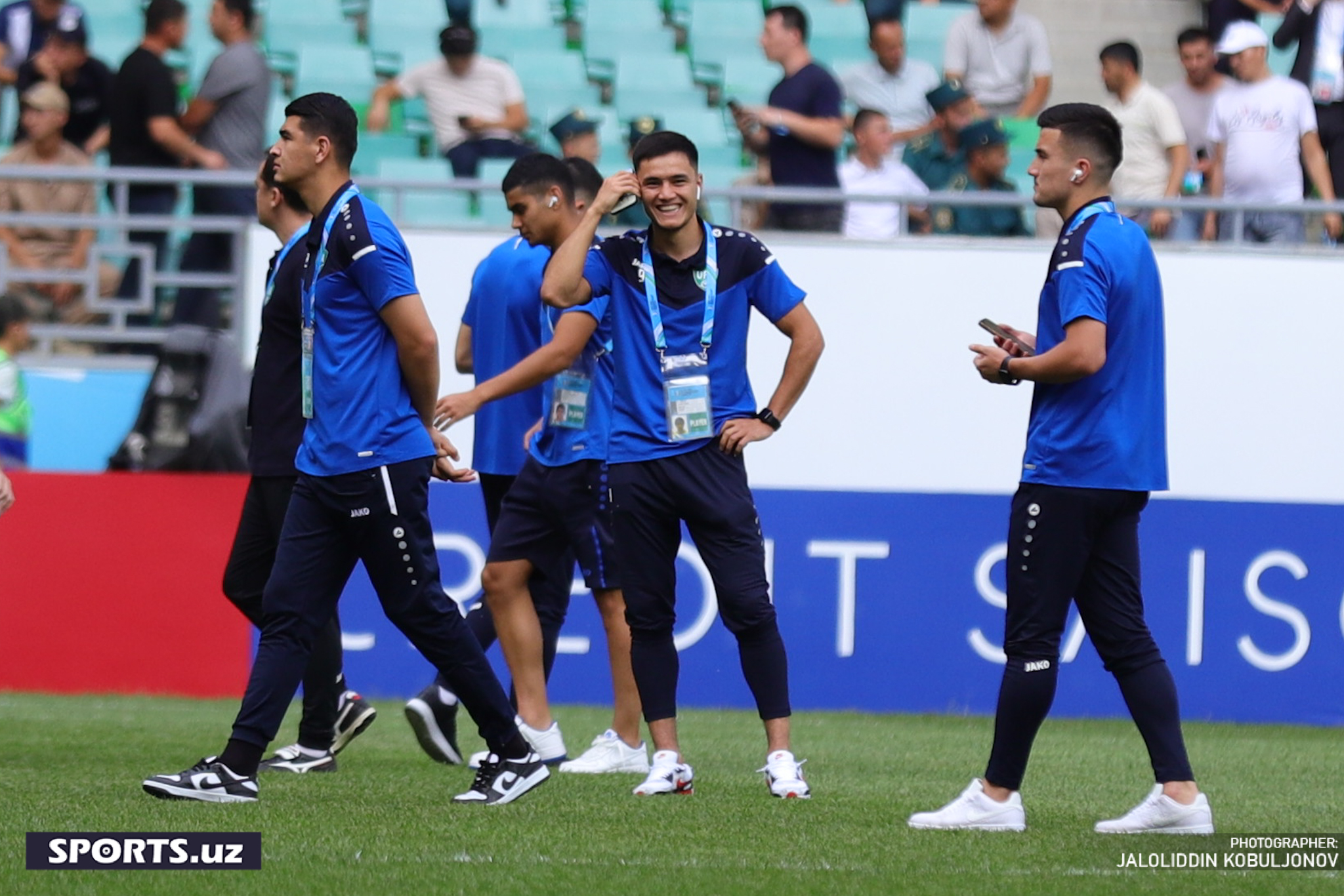 Uzb - Saud. Futbolchilar maydonda