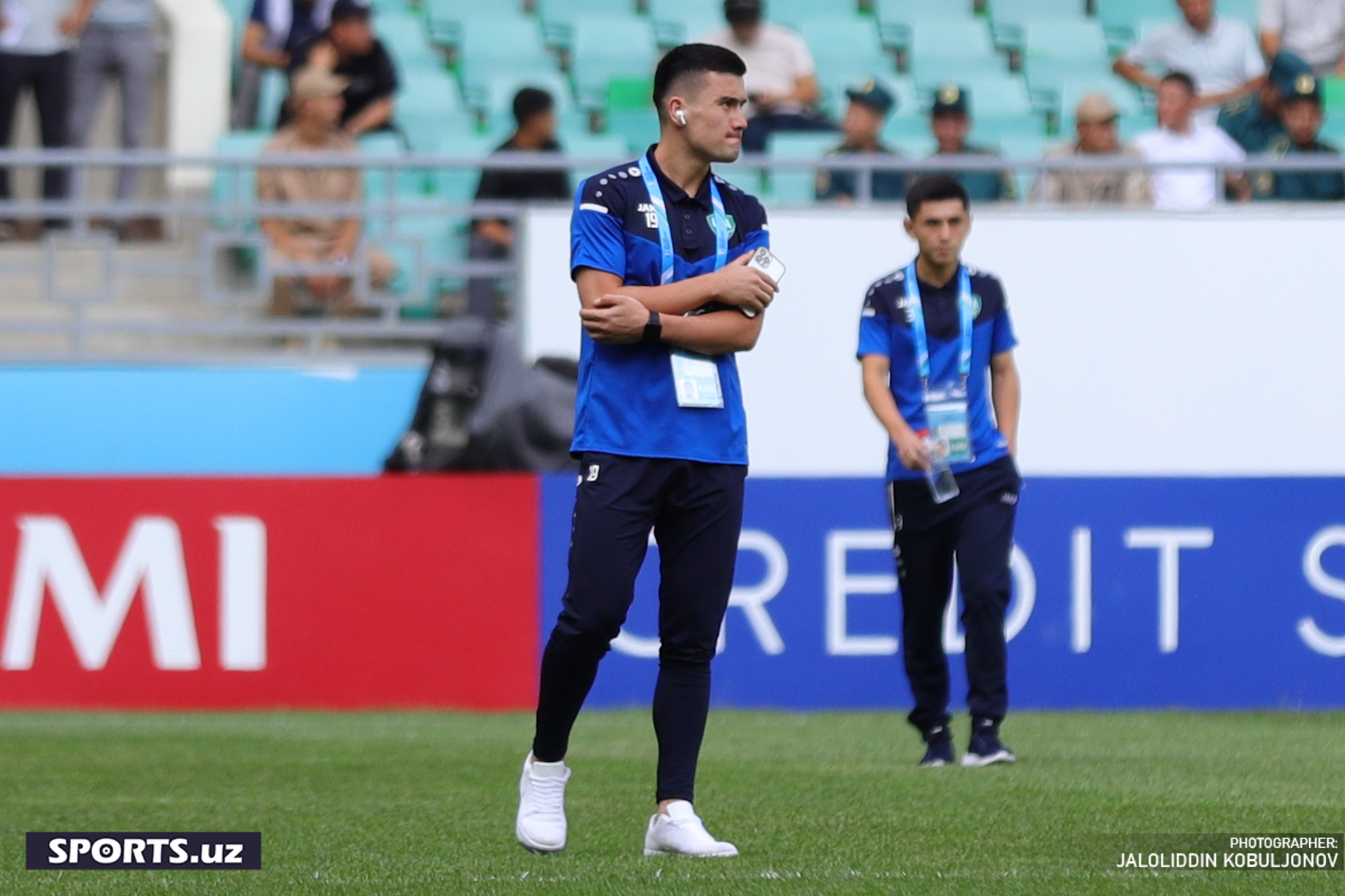 Uzb - Saud. Futbolchilar maydonda