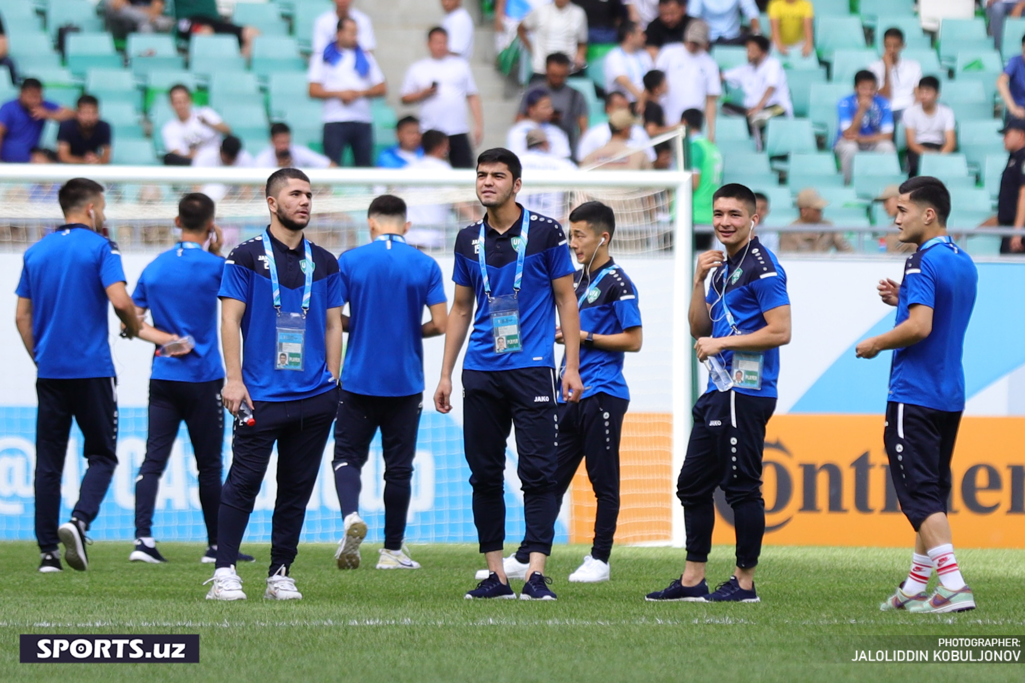 Uzb - Saud. Futbolchilar maydonda
