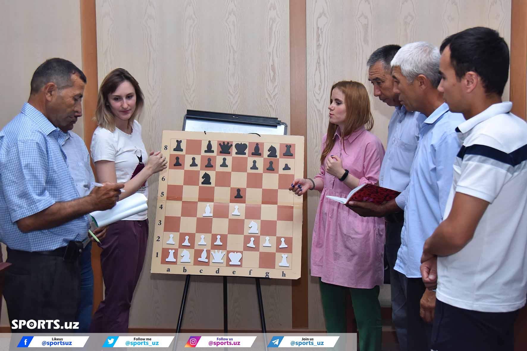 Muallimlar shaxmatdan saboq olishdi (foto)