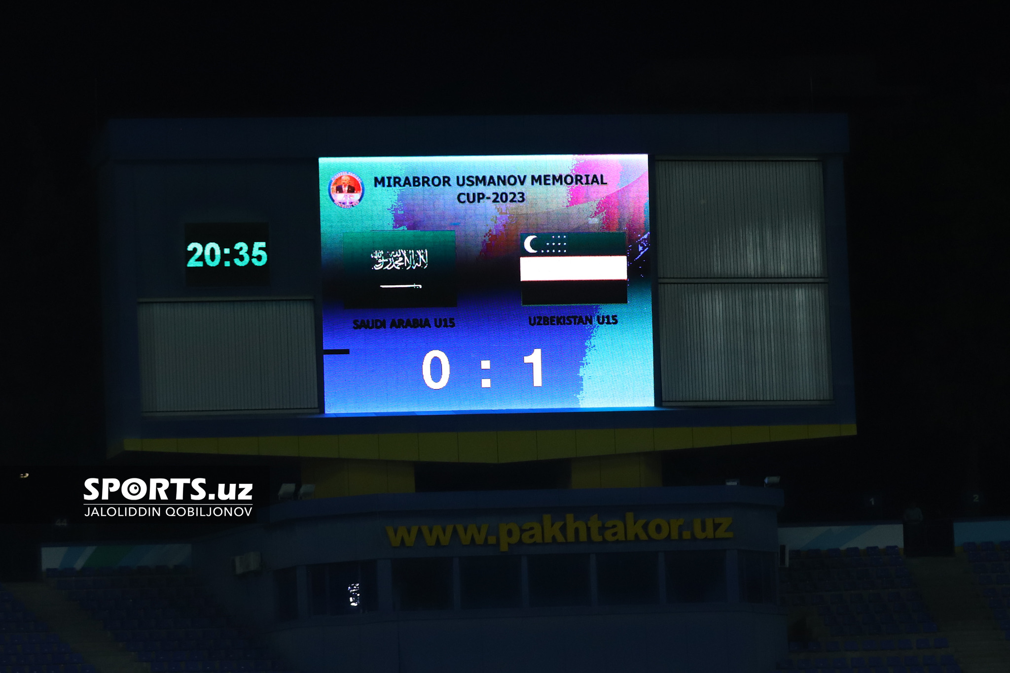 Ўзбекистон U-15 1:0 Саудия Арабистони U-15. 13.08.2023