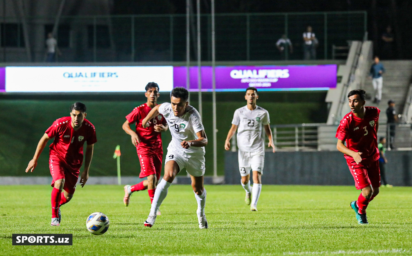 U23 saralash. Uzbekistan - Afghanistan 06.09.2023