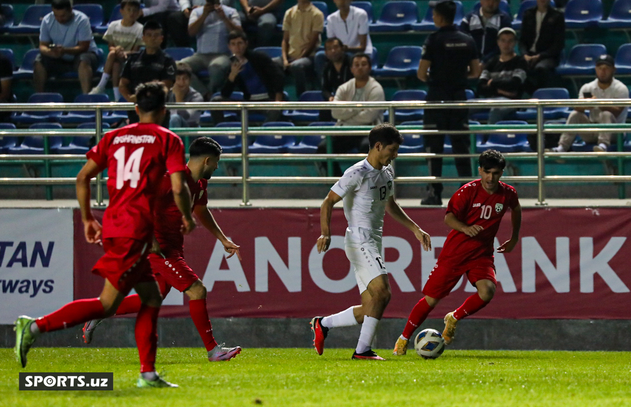 U23 saralash. Uzbekistan - Afghanistan 06.09.2023