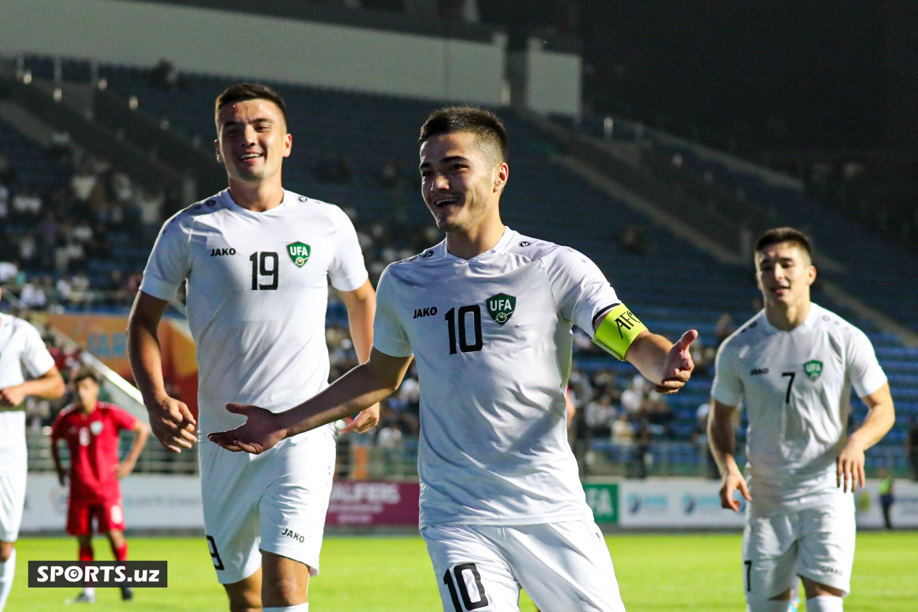 U23 saralash. Uzbekistan - Afghanistan 06.09.2023