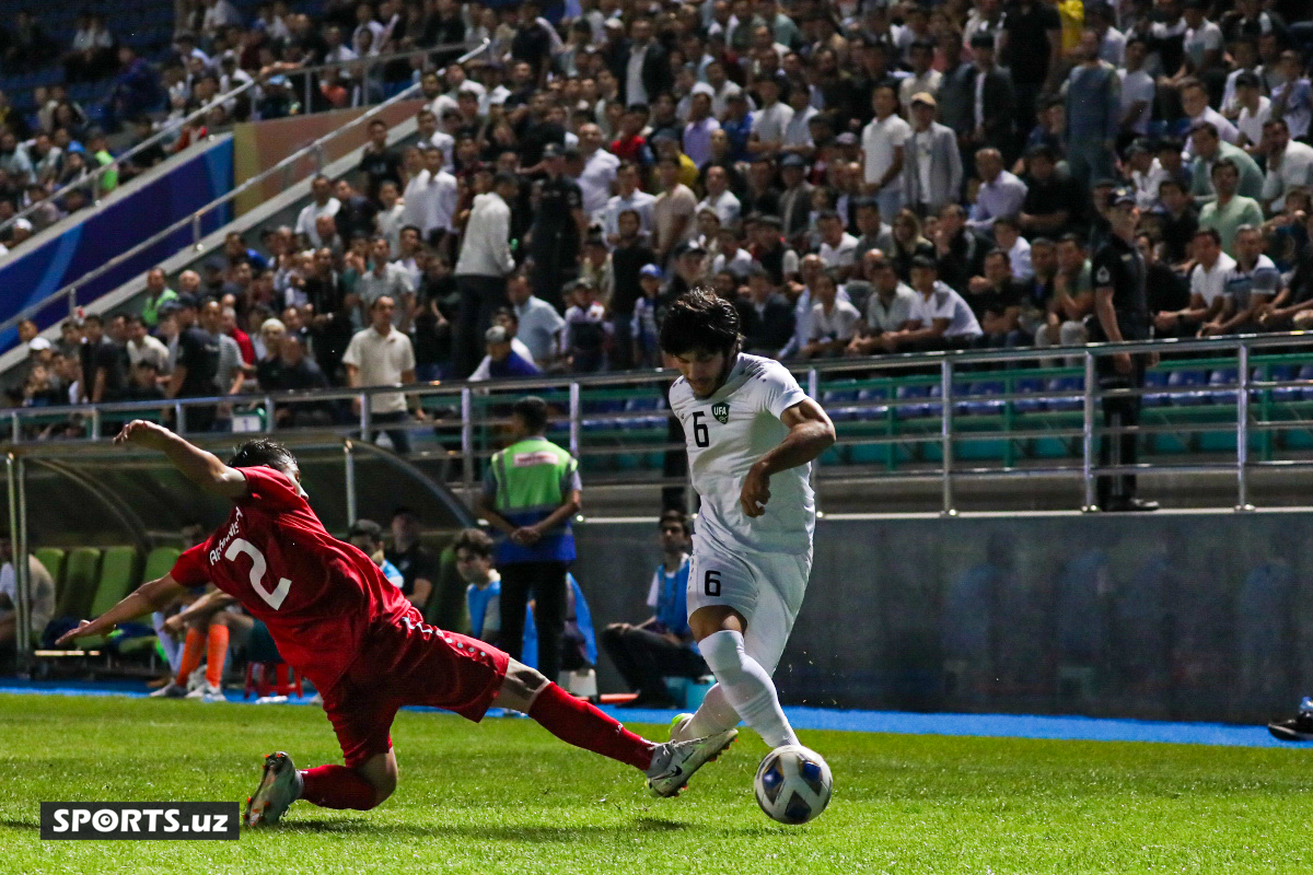 U23 saralash. Uzbekistan - Afghanistan 06.09.2023