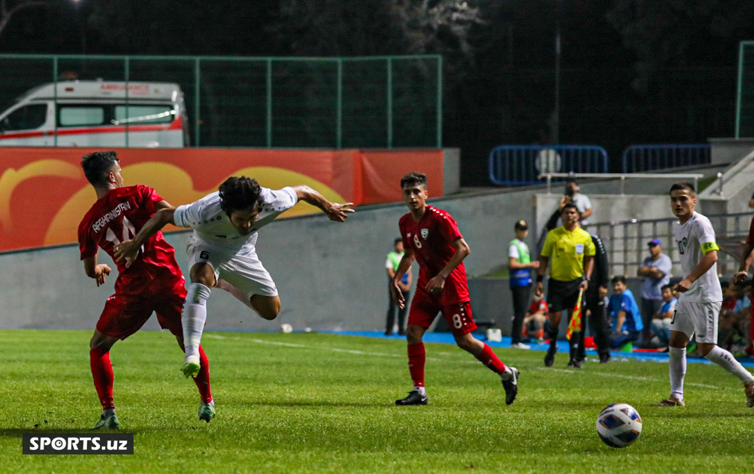 U23 saralash. Uzbekistan - Afghanistan 06.09.2023