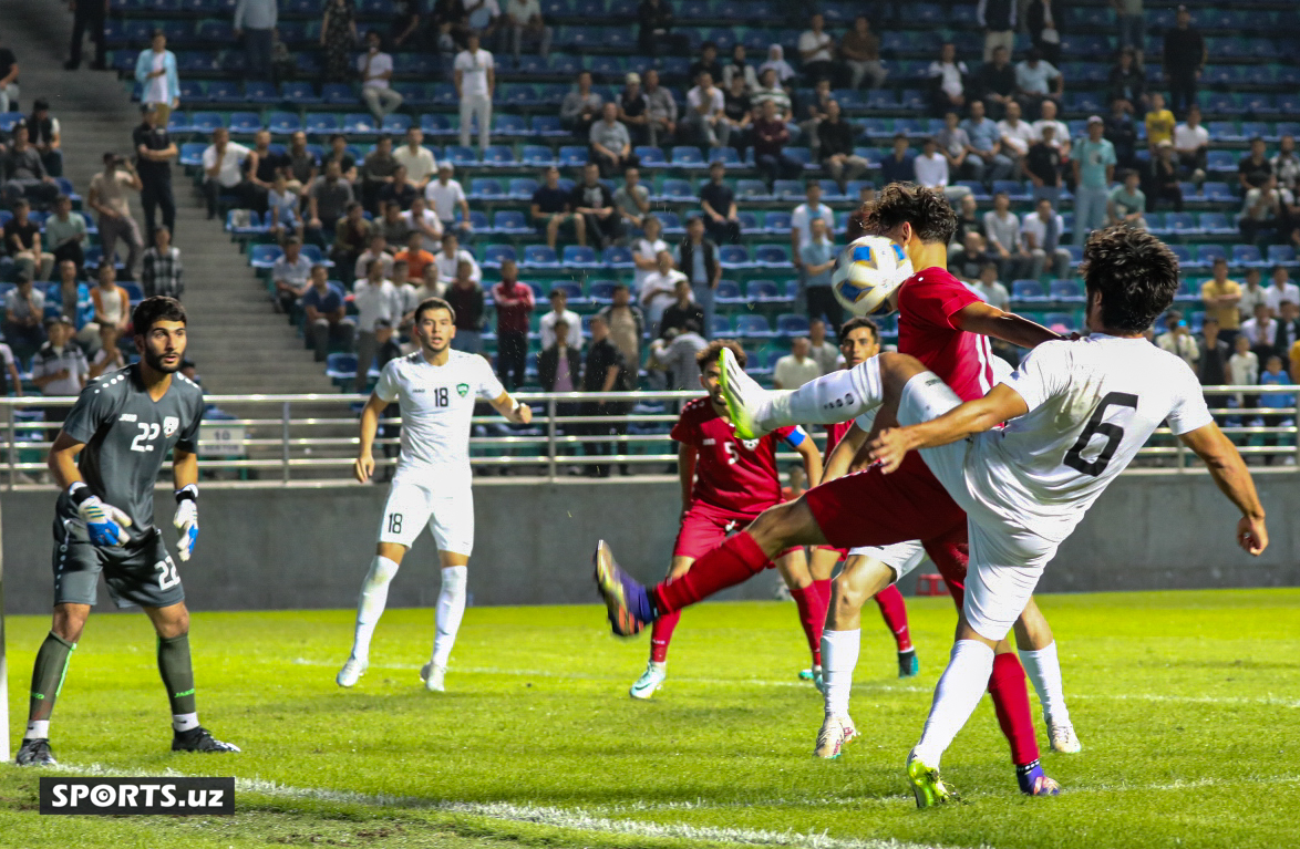 U23 saralash. Uzbekistan - Afghanistan 06.09.2023