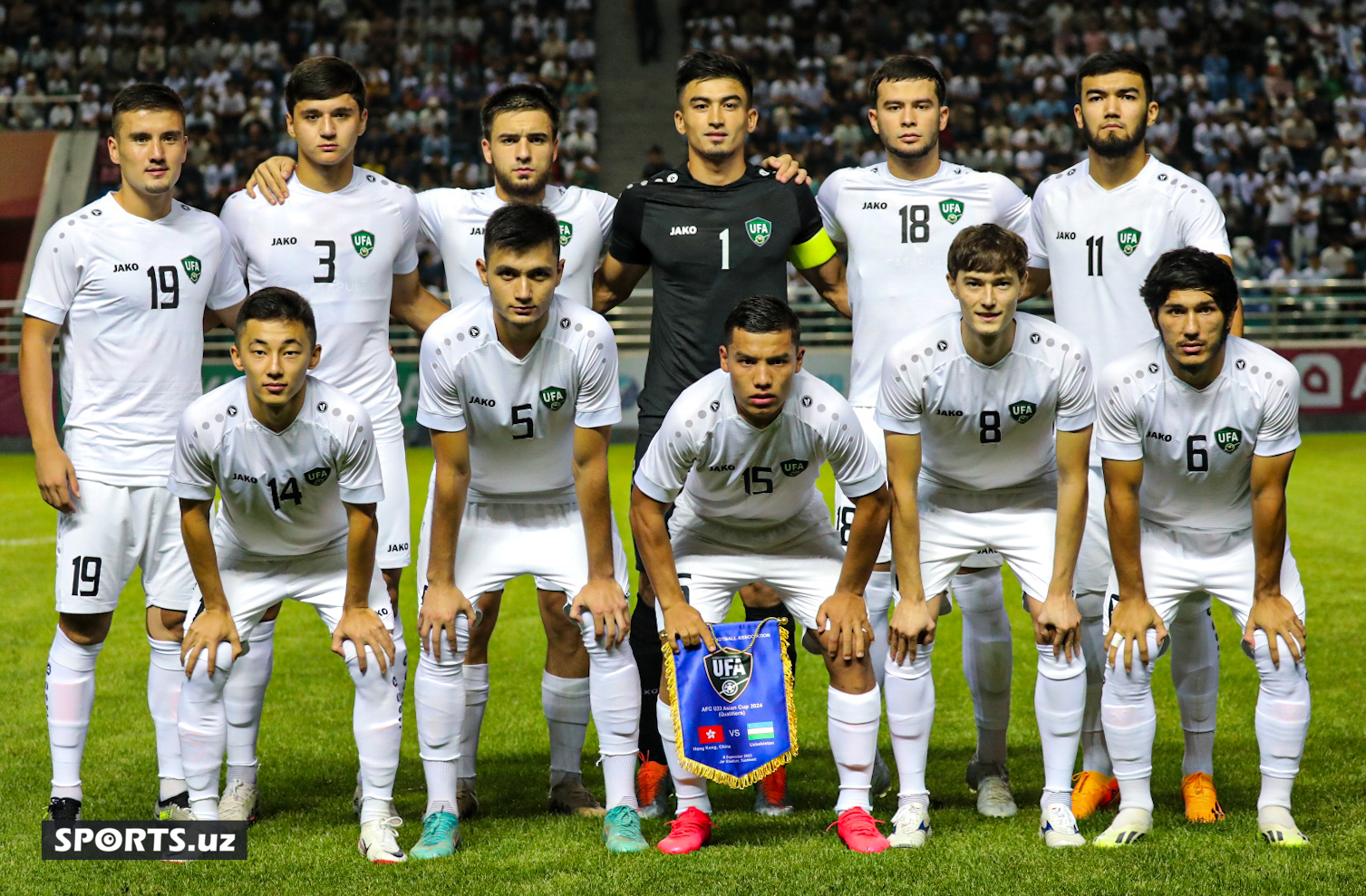 U23 saralash. Uzbekistan - Hong Kong 09.09.2023