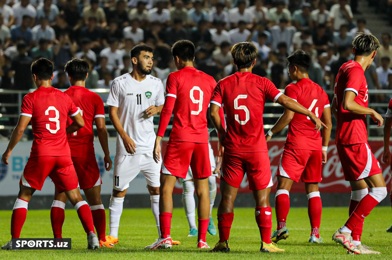 U23 saralash. Uzbekistan - Hong Kong 09.09.2023
