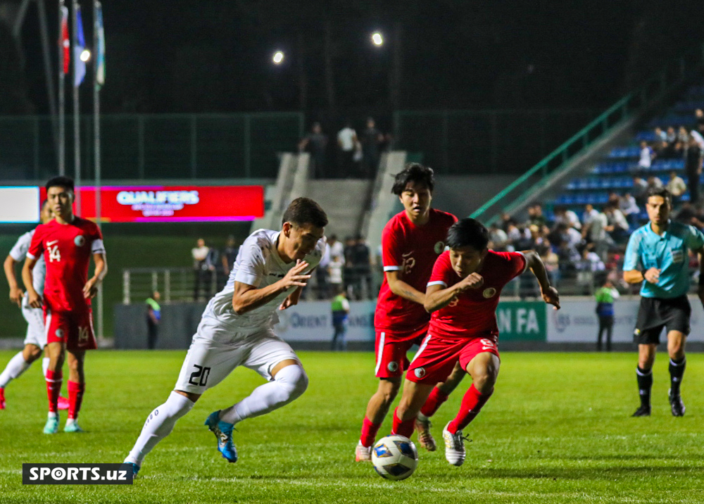 U23 saralash. Uzbekistan - Hong Kong 09.09.2023