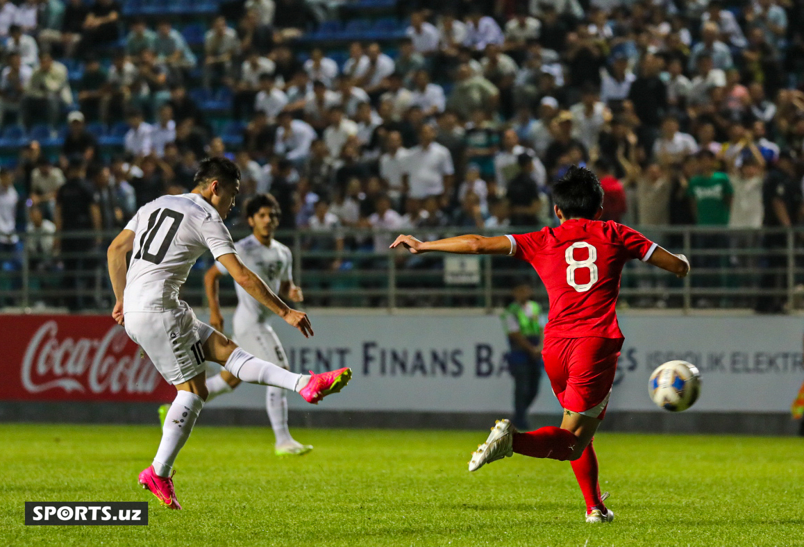 U23 saralash. Uzbekistan - Hong Kong 09.09.2023