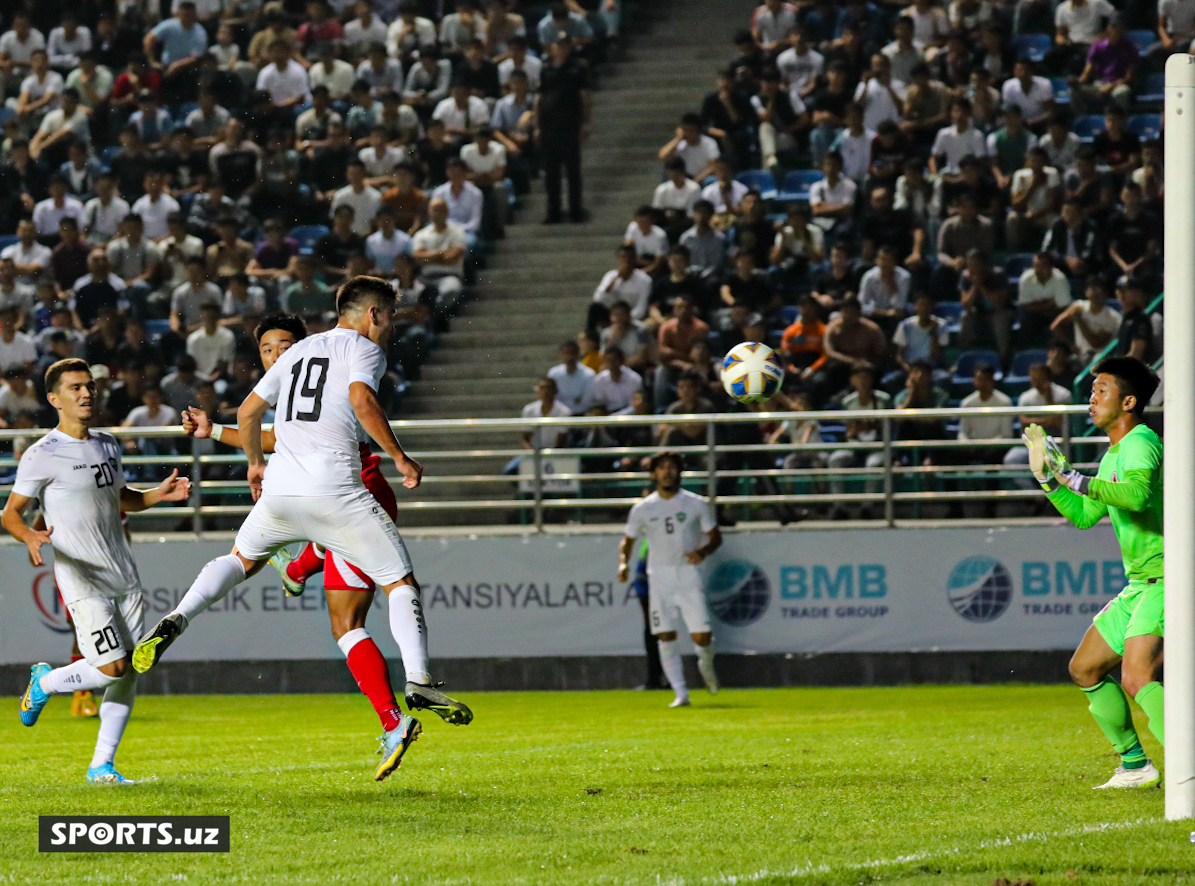 U23 saralash. Uzbekistan - Hong Kong 09.09.2023