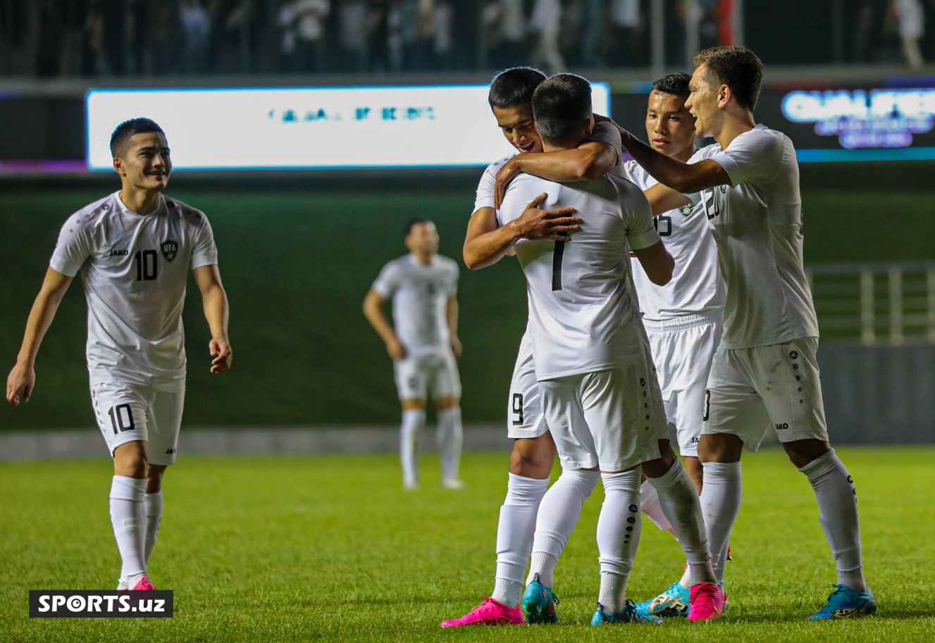 U23 saralash. Uzbekistan - Hong Kong 09.09.2023