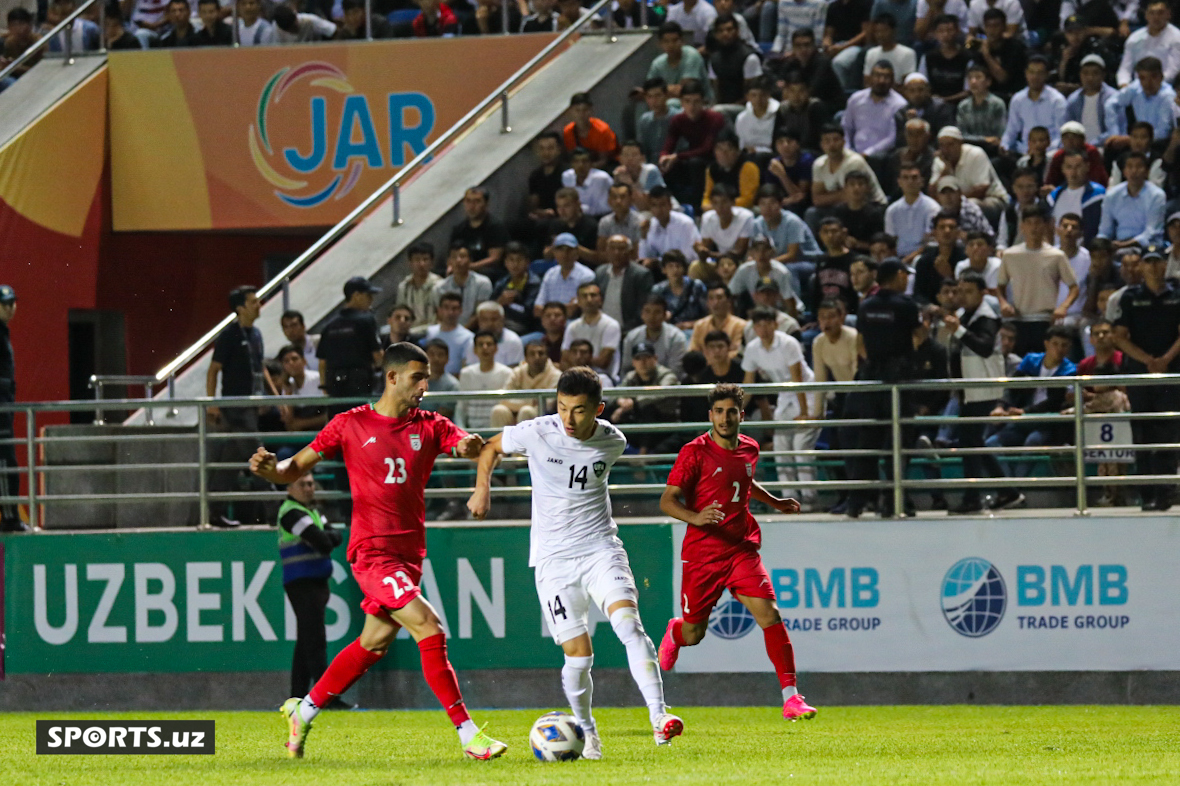 U23 saralash. Uzbekistan - Iran 12.09.2023