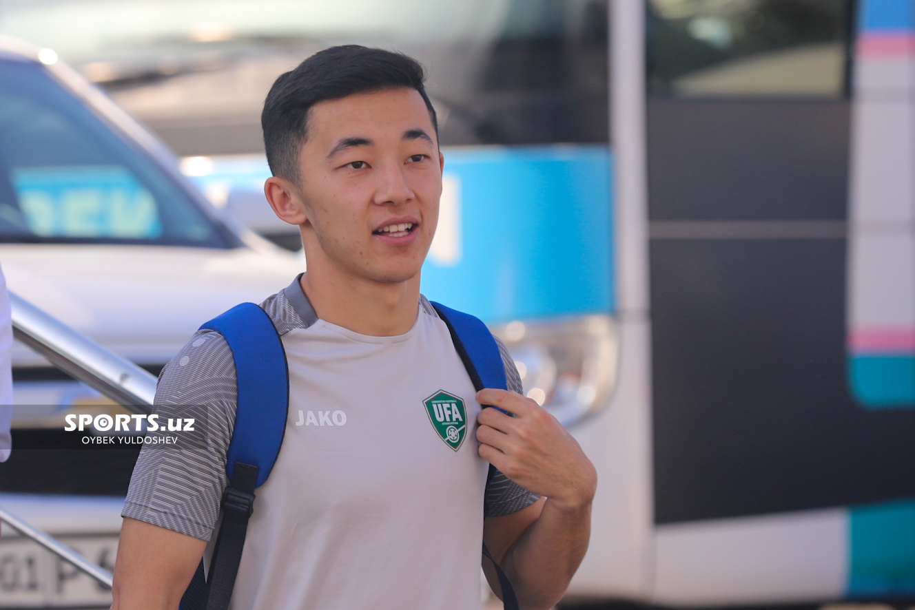 Uzbekistan national team. Trenirovka 24.03.2024