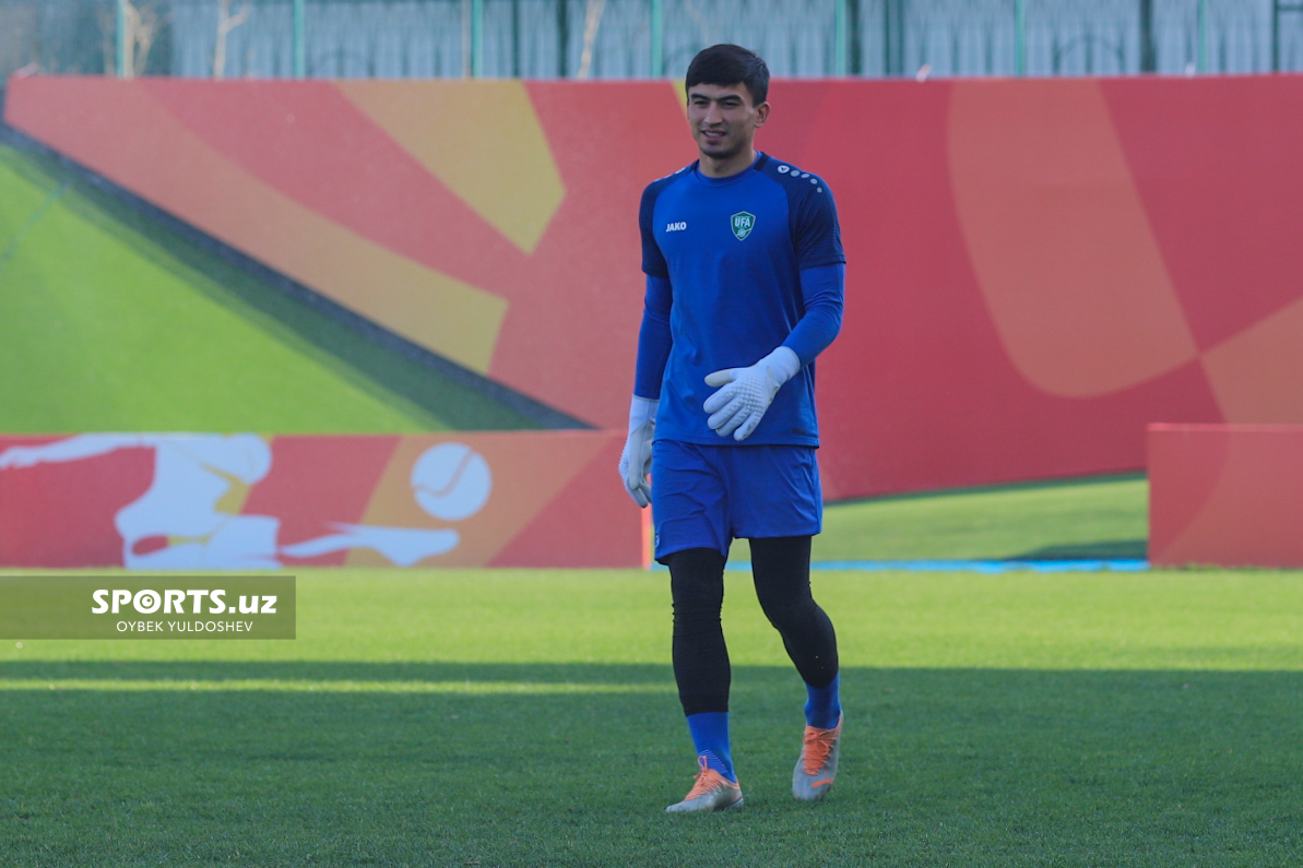 Uzbekistan national team. Trenirovka 24.03.2024