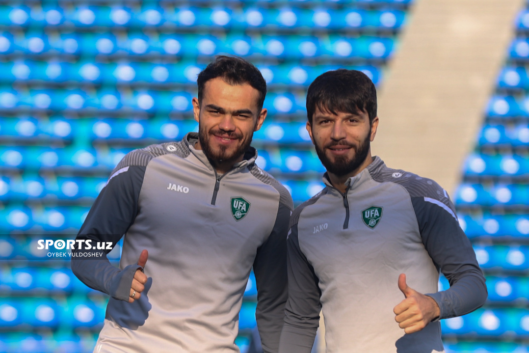 Uzbekistan national team. Trenirovka 24.03.2024