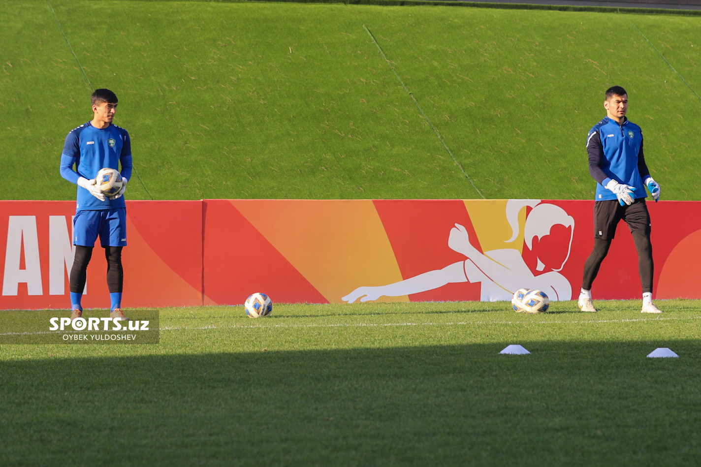 Uzbekistan national team. Trenirovka 24.03.2024