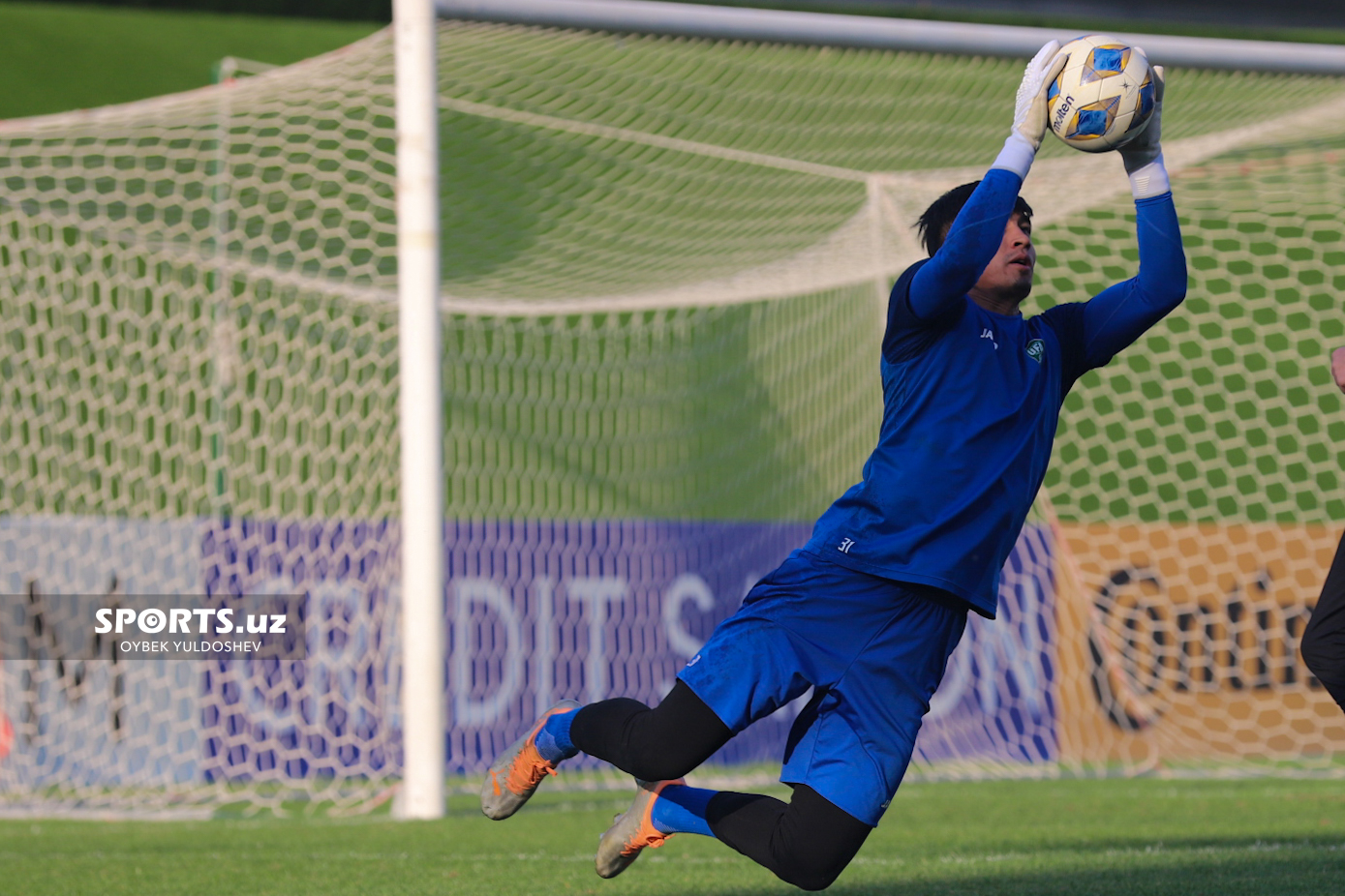 Uzbekistan national team. Trenirovka 24.03.2024