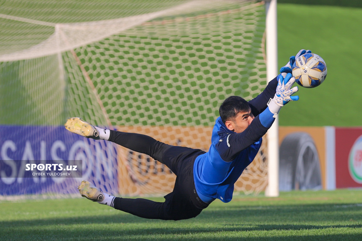 Uzbekistan national team. Trenirovka 24.03.2024
